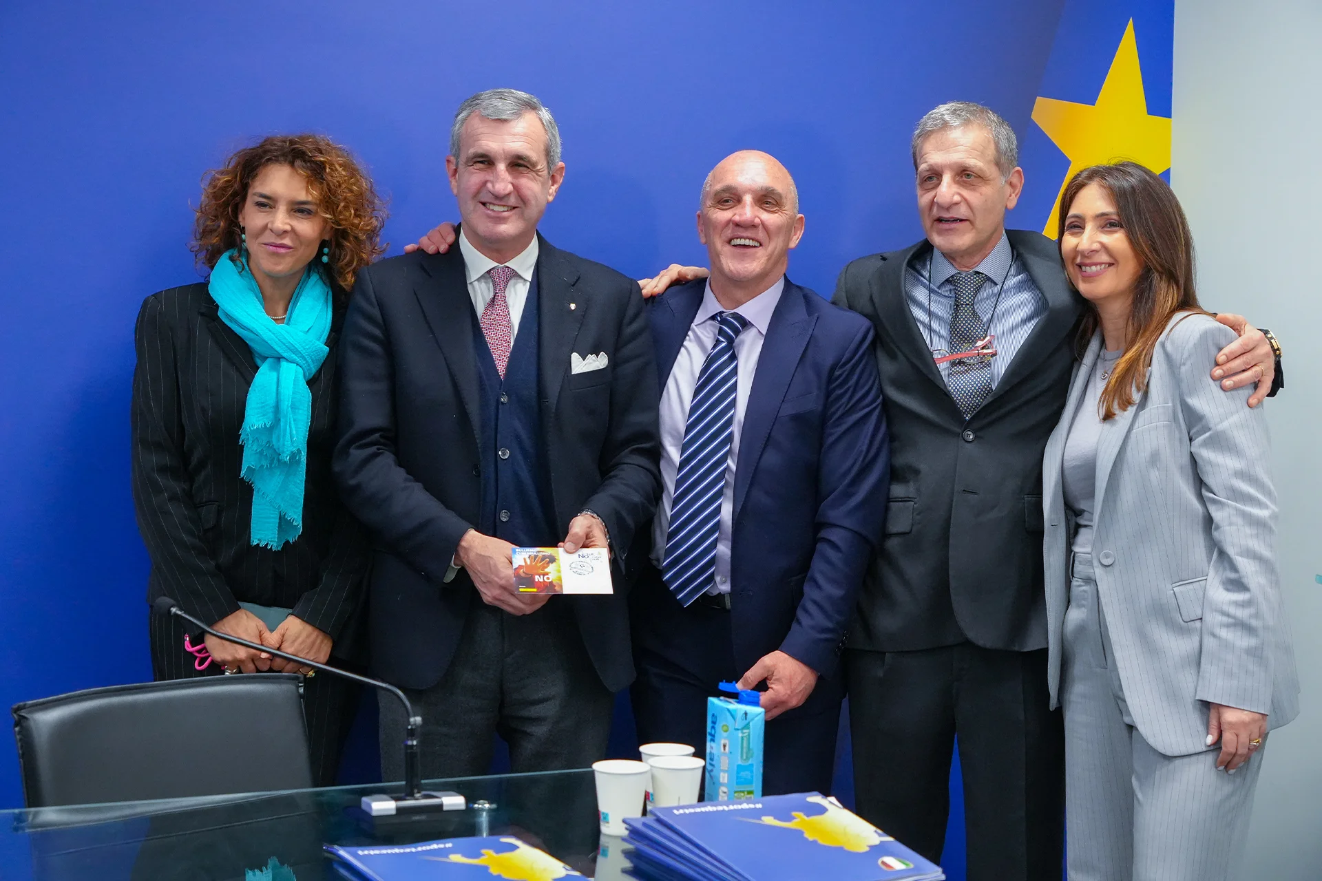 Giornata europea contro molestie con Luca Massaccesi a Roma