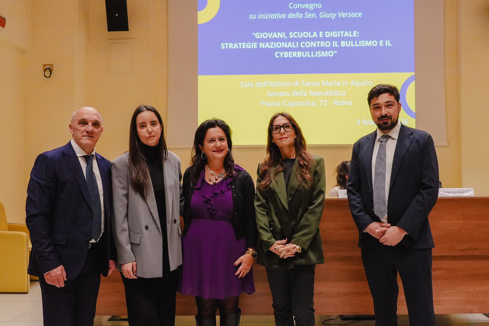 Giovani Scuola e Digitale: strategie nazionali contro il bullismo e cyberbullismo. Su iniziativa della Sen. Giusy Versace