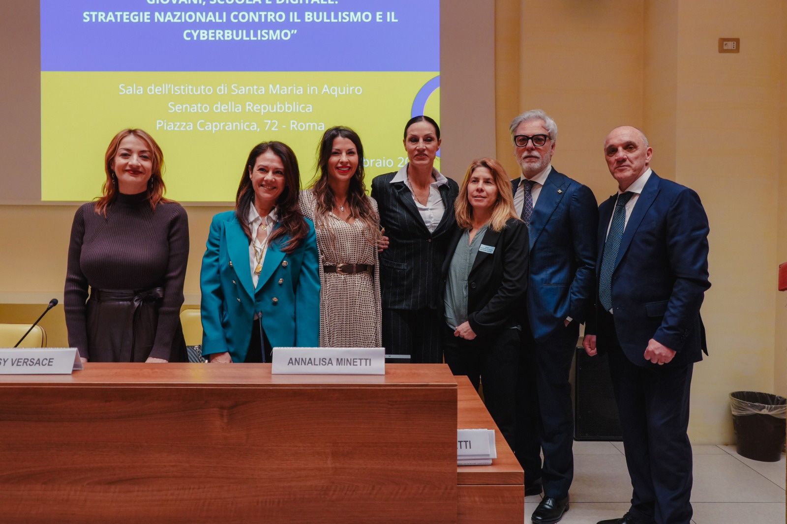 Giusy Versace - Convegno al Senato su bullismo e cyberbullismo