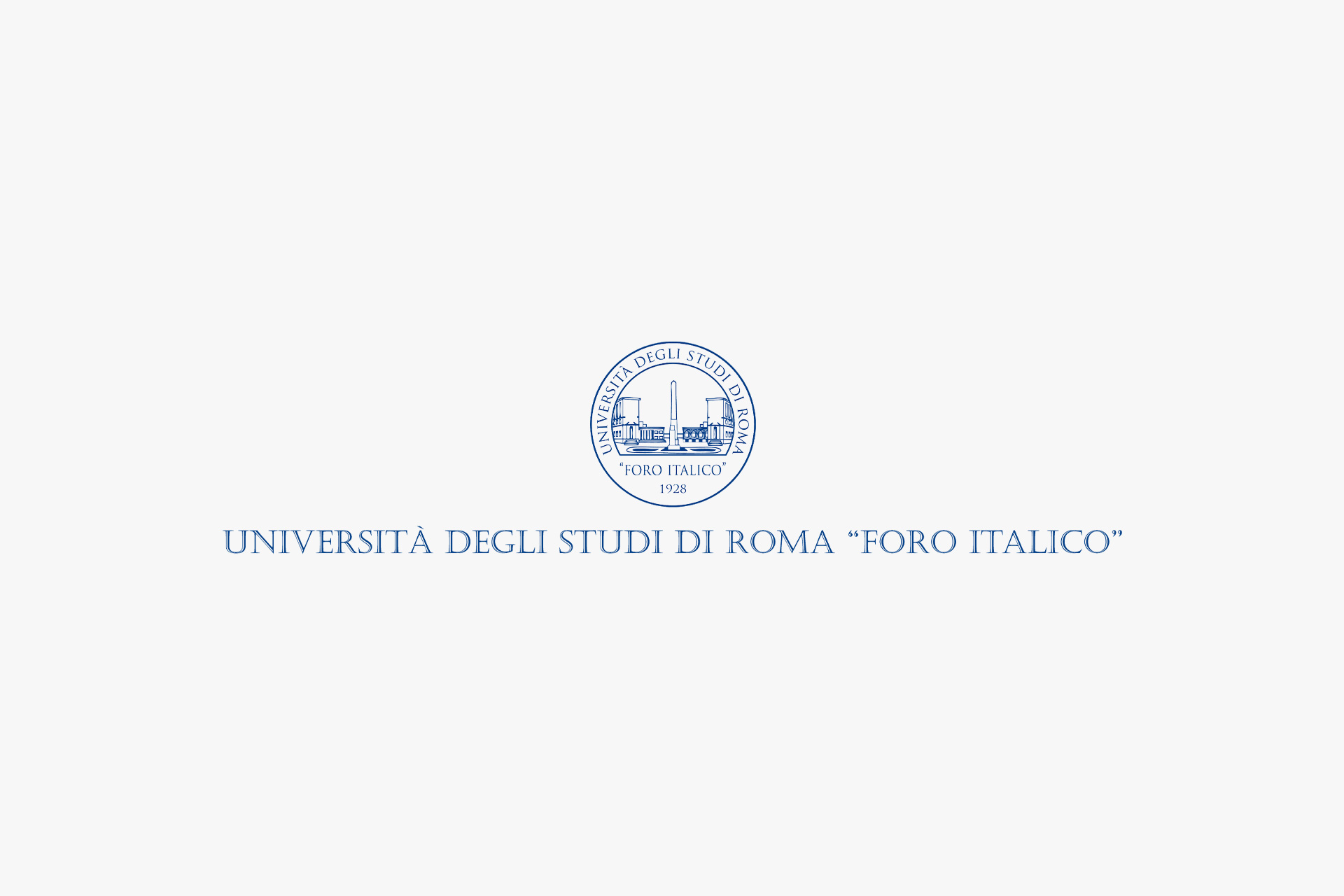 logo Università degli studi di Roma “Foro Italico”
